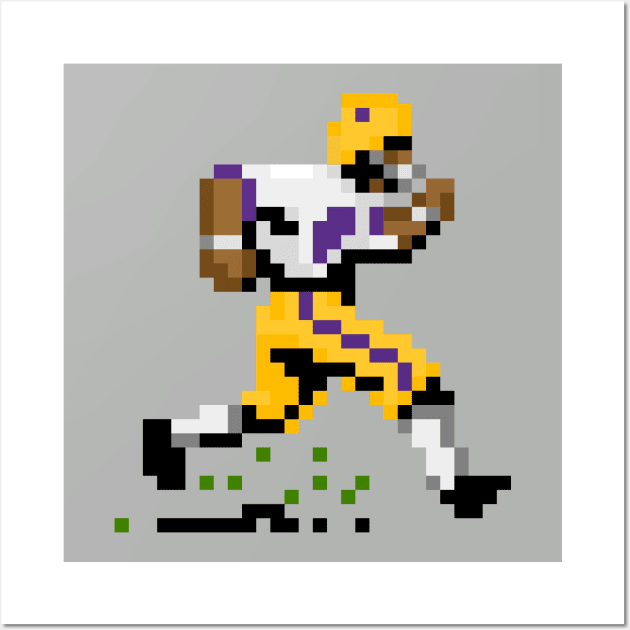 16-Bit Football - Louisiana Wall Art by The Pixel League